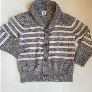 Gap Boys Button Down Grey Sweater